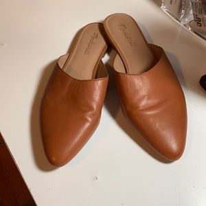 Madewell Remi mule in saddle leather